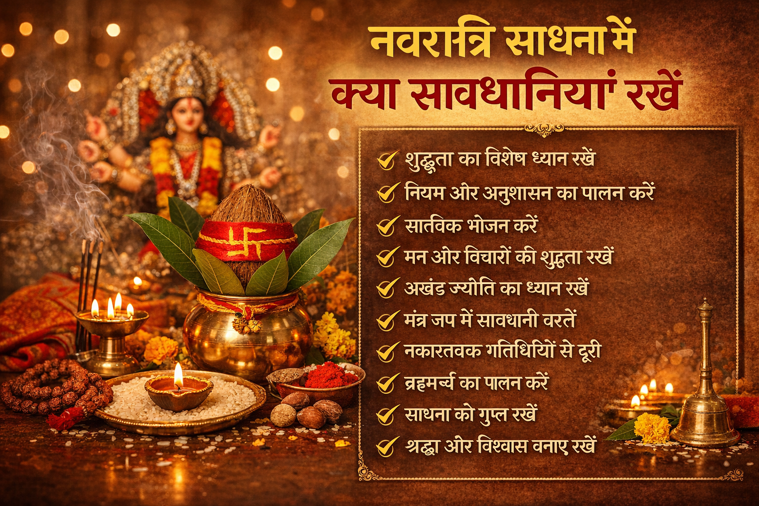 navratri-sadhna-me-savdhani-kya-kare