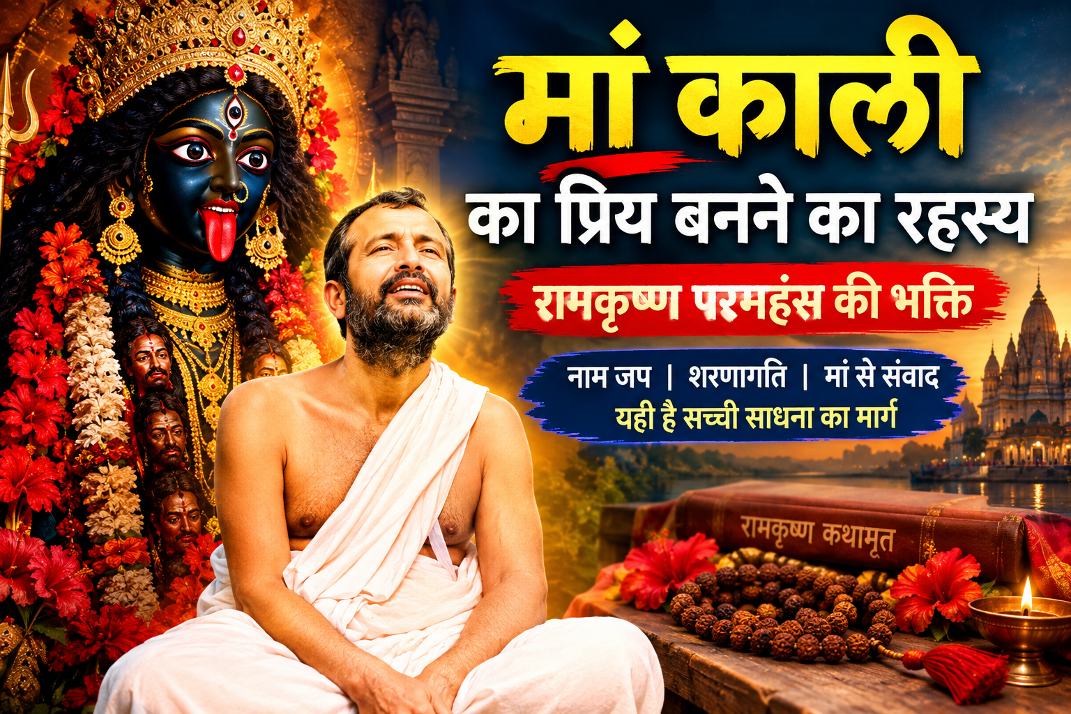 मां काली की भक्ति और मां काली का नाम जप रामकृष्ण परमहंस